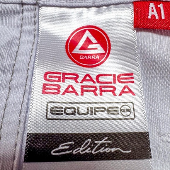 Gracie Barra Equipe Edition BJJ Gi Pants A1 White Adult Jiu Jitsu Uniform - Picture 11 of 16